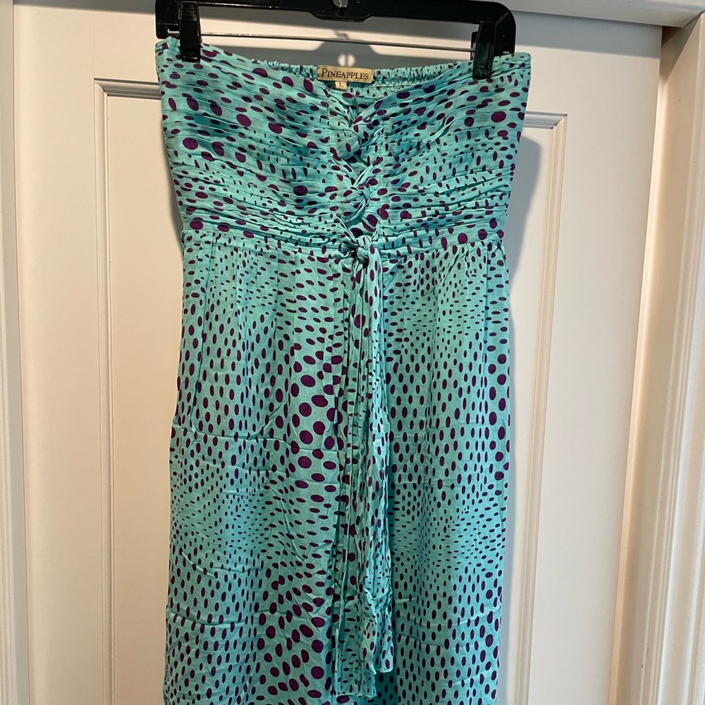 Summer strapless dress from Hawaii